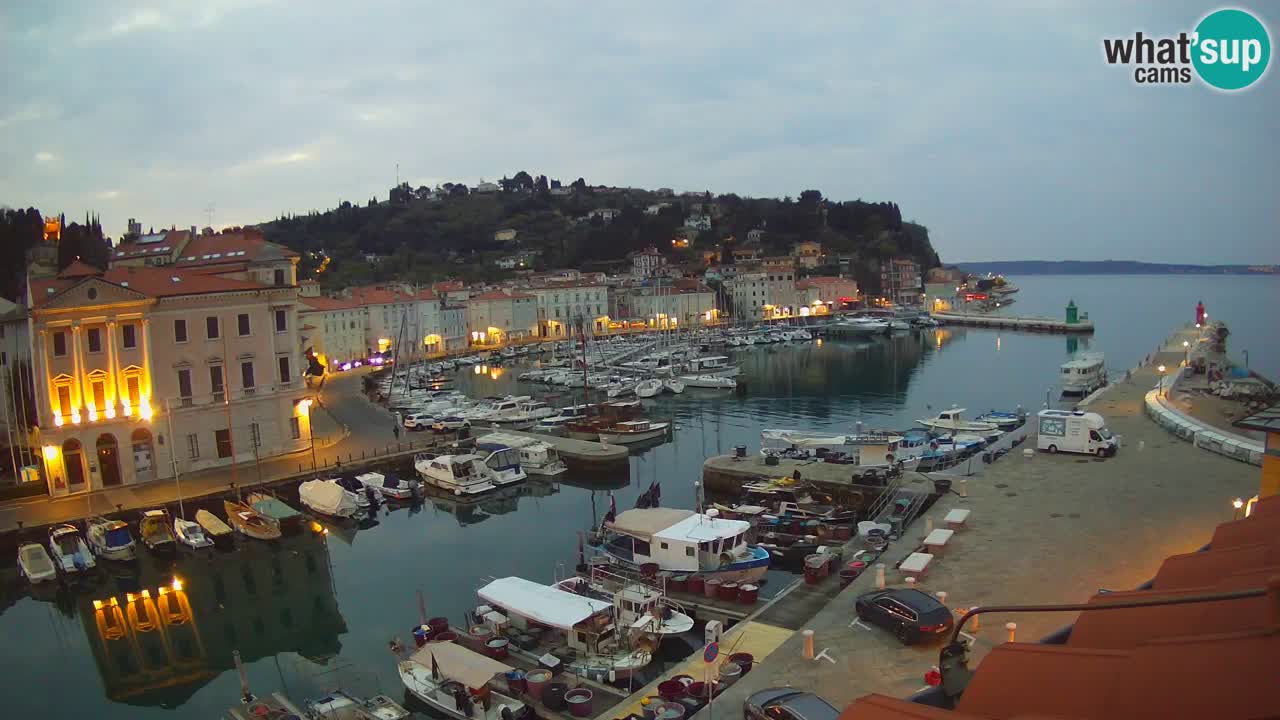 Live webcam from Piran “Mandrač” – Amazing live view from Villa Piranesi