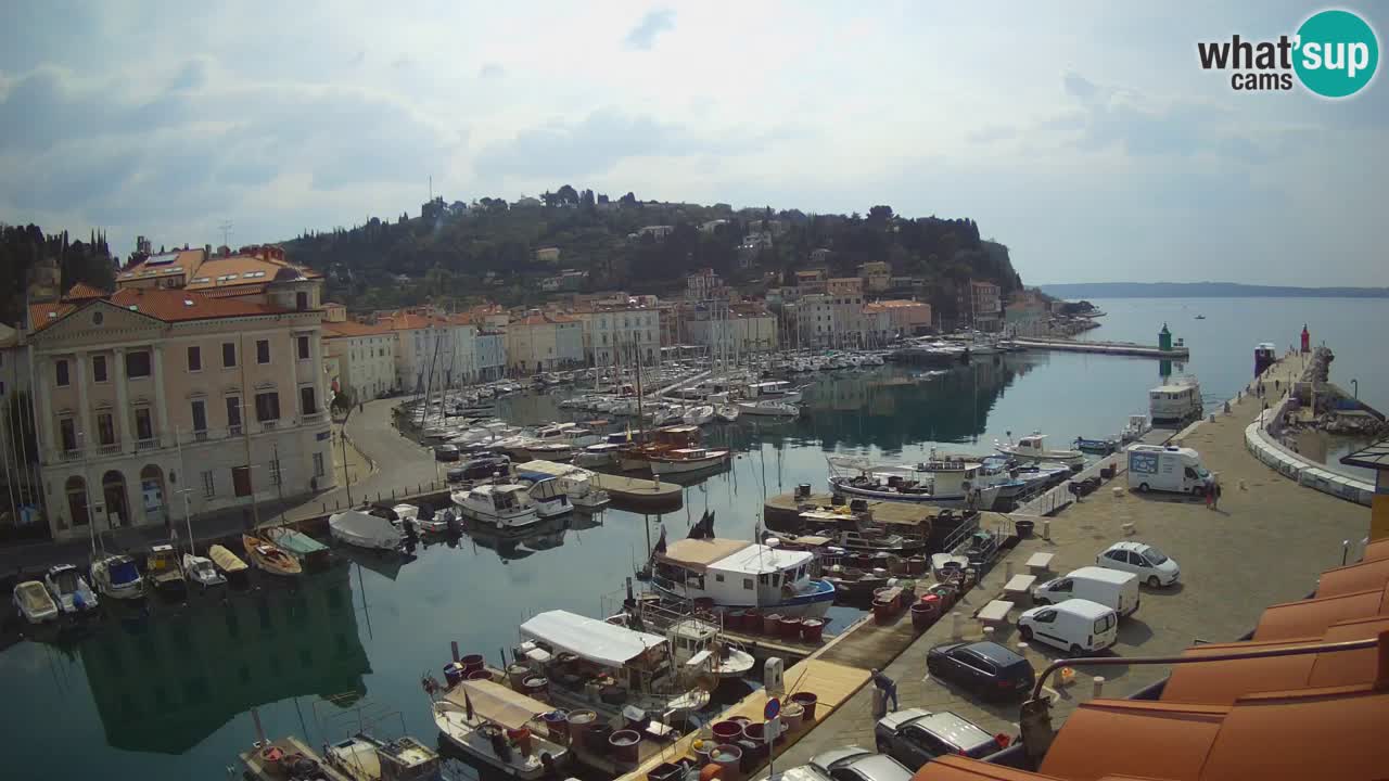 Live webcam from Piran “Mandrač” – Amazing live view from Villa Piranesi