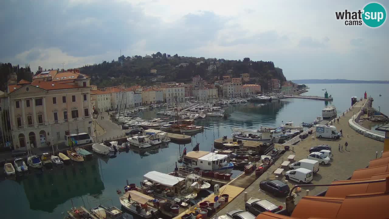 Cámara web en vivo desde Piran “Mandrač” – Increíble vista en vivo desde Villa Piranesi