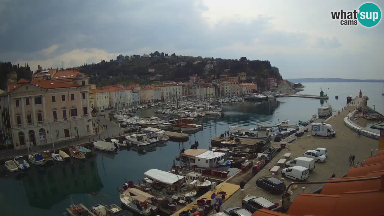 Live webcam from Piran “Mandrač” – Amazing live view from Villa Piranesi