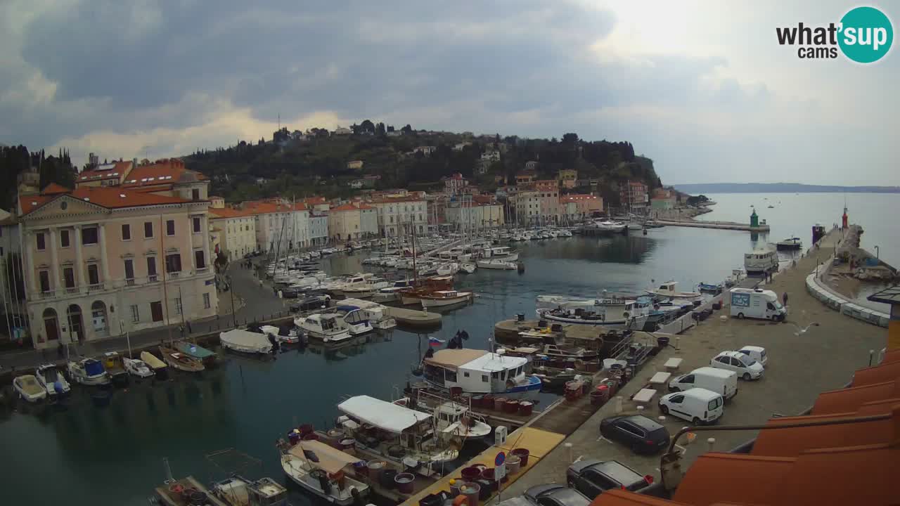 Cámara web en vivo desde Piran “Mandrač” – Increíble vista en vivo desde Villa Piranesi