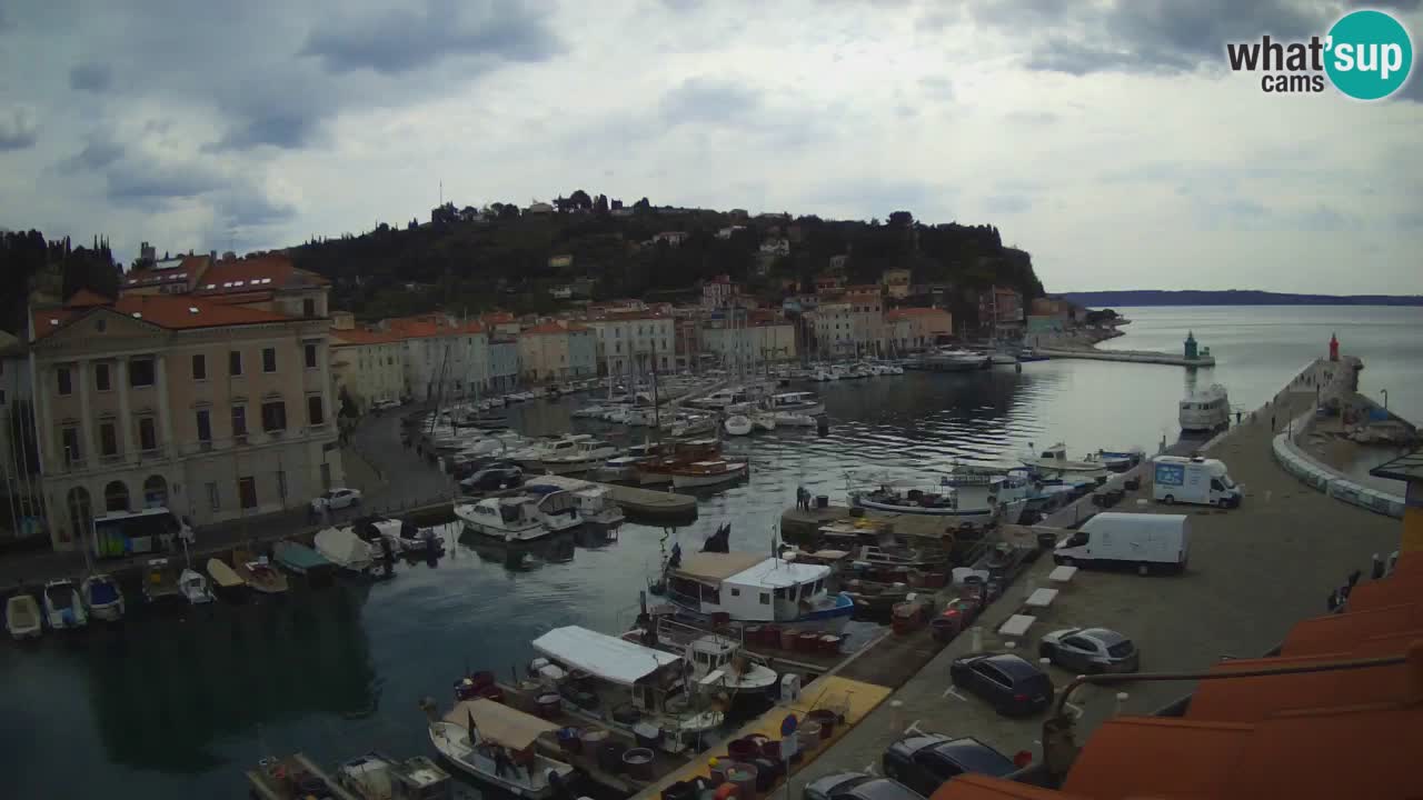 Live webcam from Piran “Mandrač” – Amazing live view from Villa Piranesi