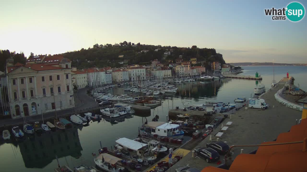 Live webcam from Piran “Mandrač” – Amazing live view from Villa Piranesi