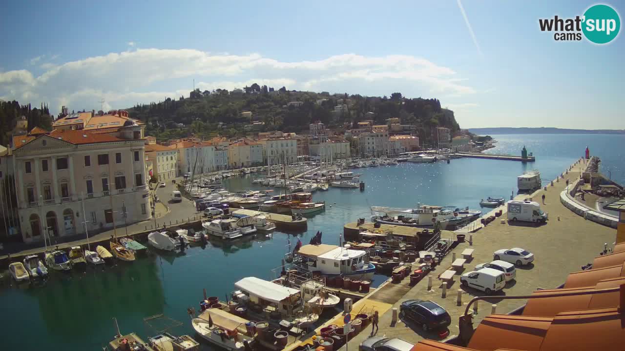Cámara web en vivo desde Piran “Mandrač” – Increíble vista en vivo desde Villa Piranesi