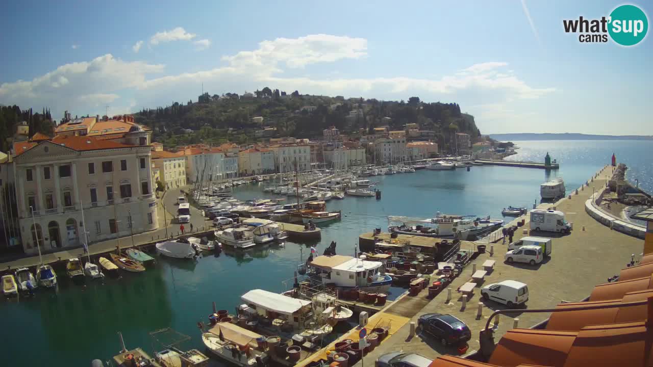 Cámara web en vivo desde Piran “Mandrač” – Increíble vista en vivo desde Villa Piranesi