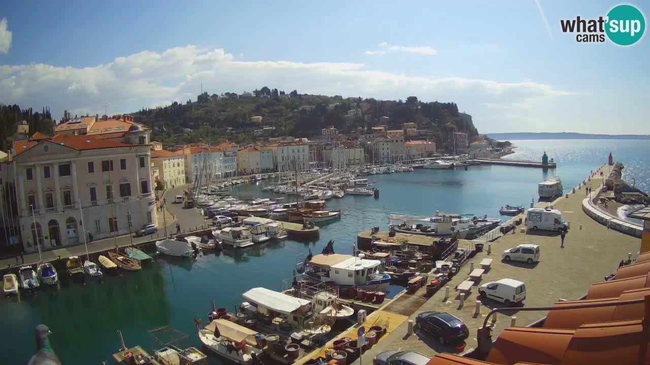 Cámara web en vivo desde Piran “Mandrač” – Increíble vista en vivo desde Villa Piranesi