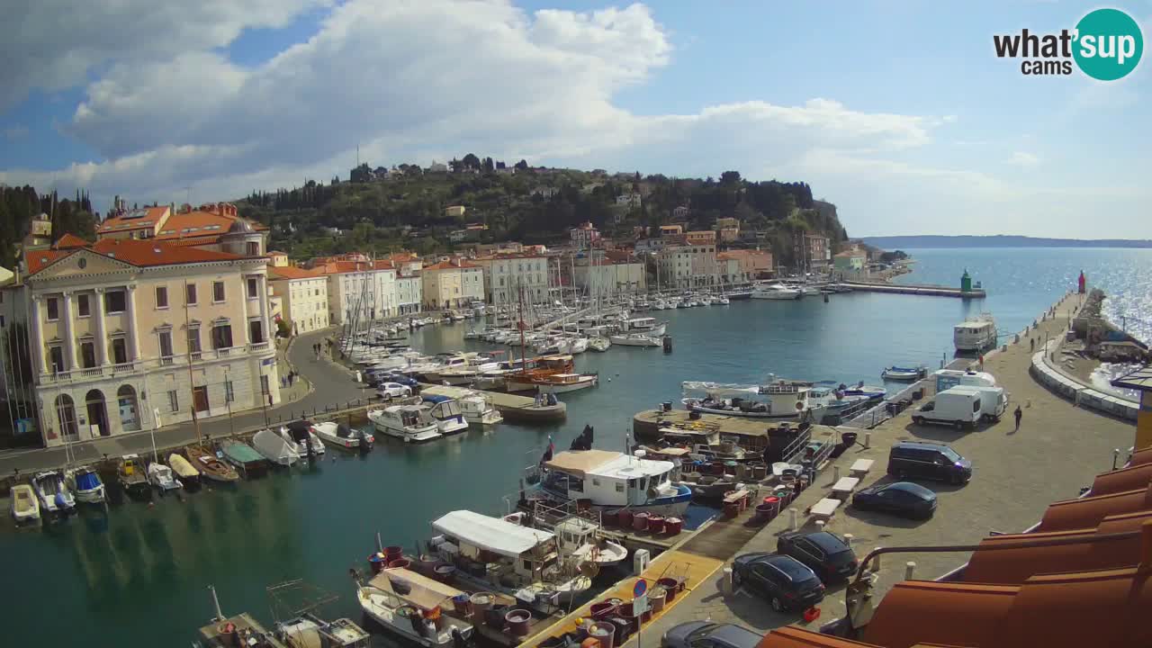 Cámara web en vivo desde Piran “Mandrač” – Increíble vista en vivo desde Villa Piranesi