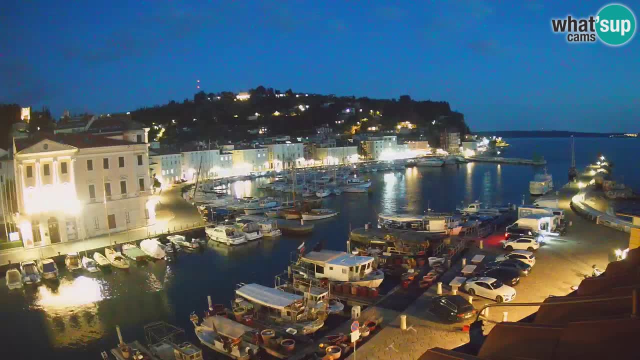 Live-Webcam aus Piran “Mandrač” – Erstaunliche Live-Ansicht von Villa Piranesi