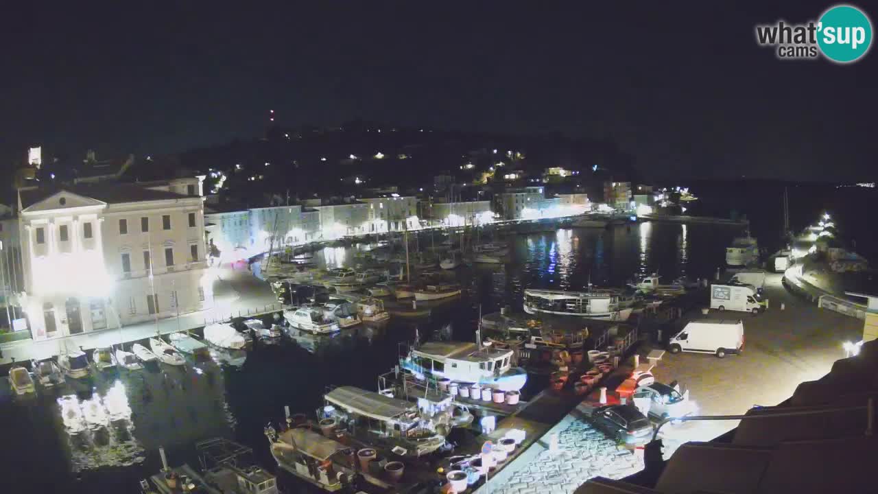 Live-Webcam aus Piran “Mandrač” – Erstaunliche Live-Ansicht von Villa Piranesi