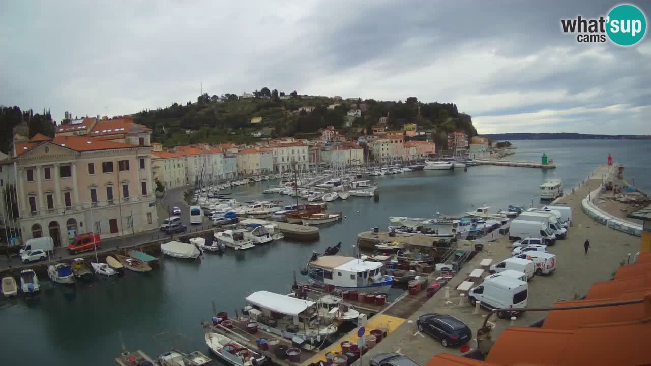 Live webcam from Piran “Mandrač” – Amazing live view from Villa Piranesi