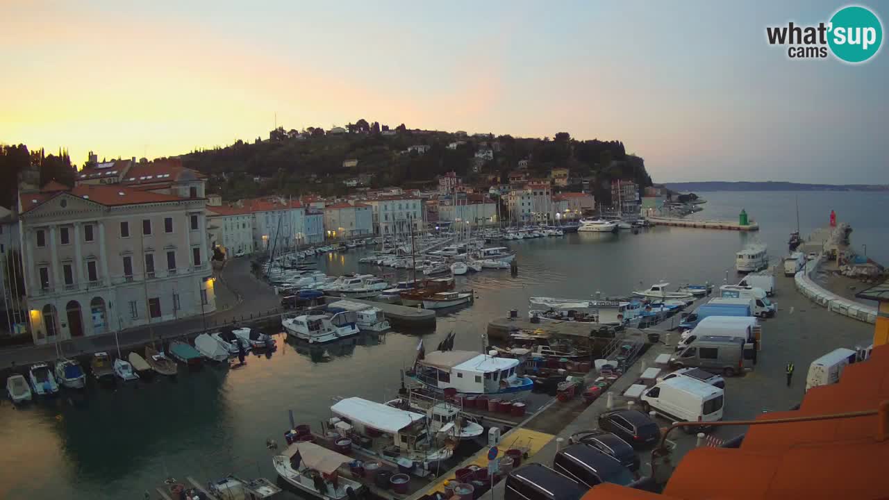 Live webcam from Piran “Mandrač” – Amazing live view from Villa Piranesi