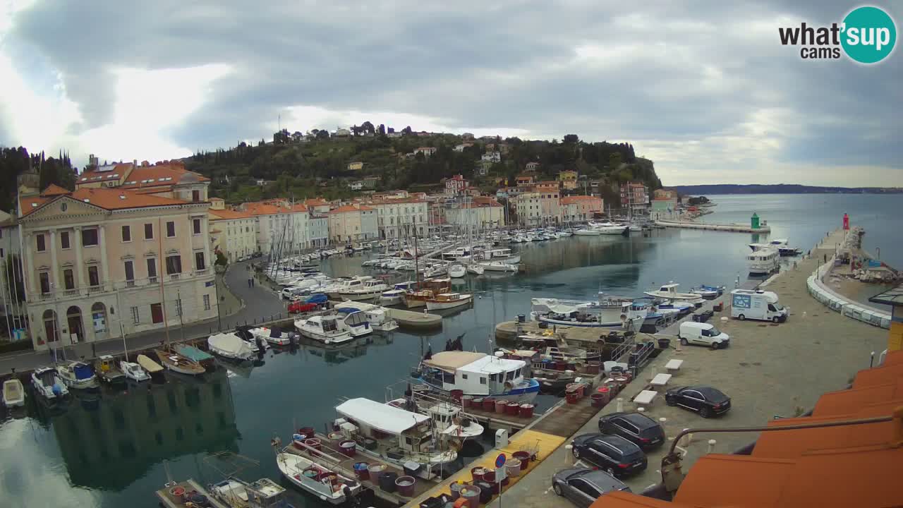 Live webcam from Piran “Mandrač” – Amazing live view from Villa Piranesi