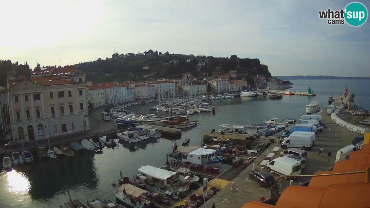 Cámara web en vivo desde Piran “Mandrač” – Increíble vista en vivo desde Villa Piranesi