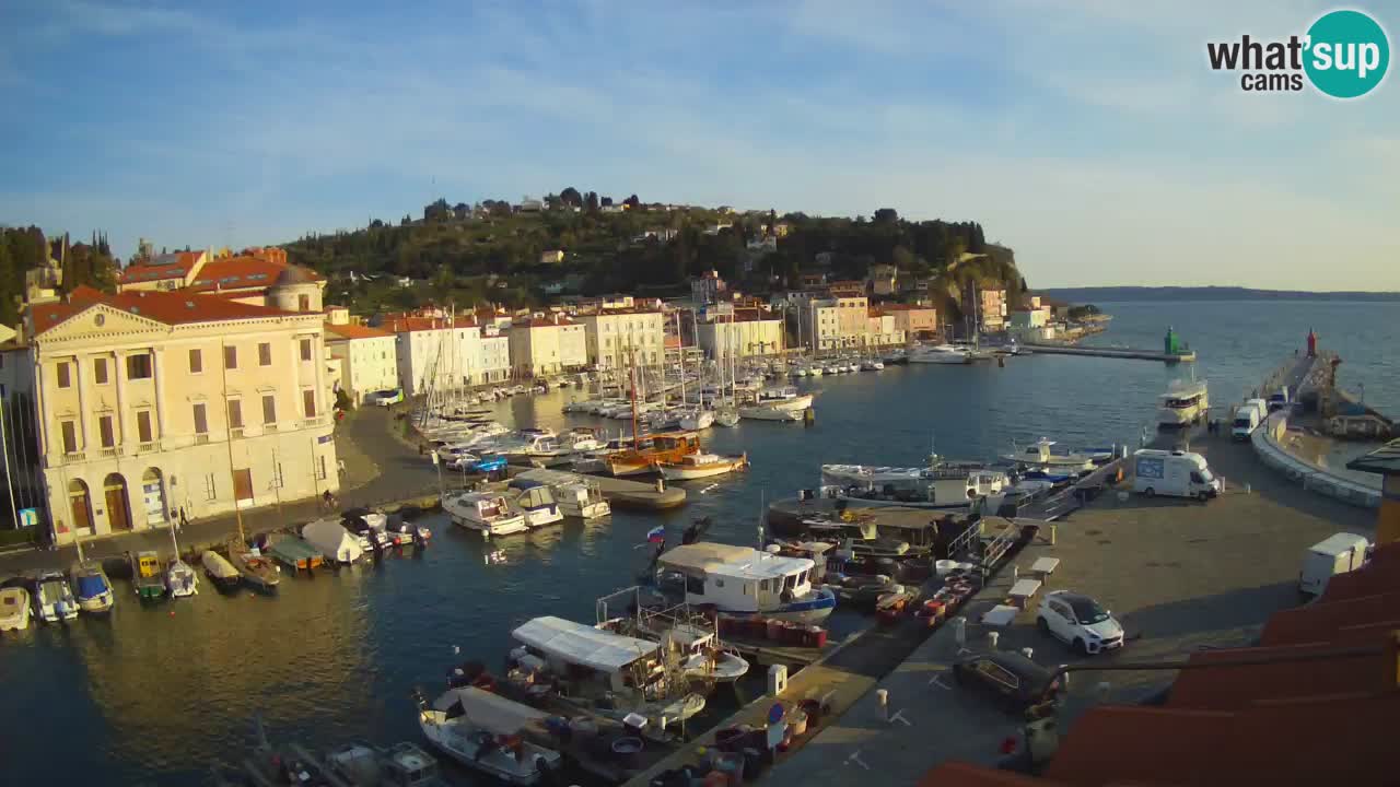 Cámara web en vivo desde Piran “Mandrač” – Increíble vista en vivo desde Villa Piranesi