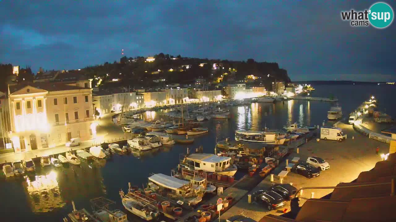 Live-Webcam aus Piran “Mandrač” – Erstaunliche Live-Ansicht von Villa Piranesi