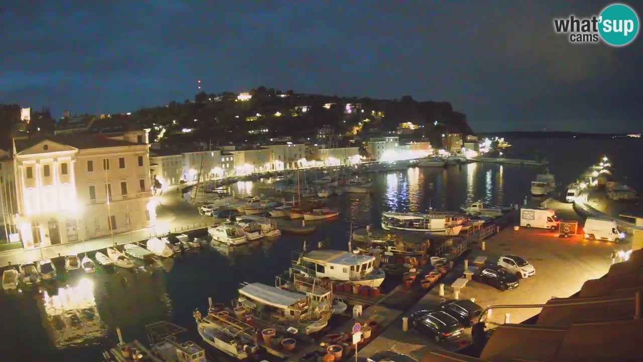 Live-Webcam aus Piran “Mandrač” – Erstaunliche Live-Ansicht von Villa Piranesi