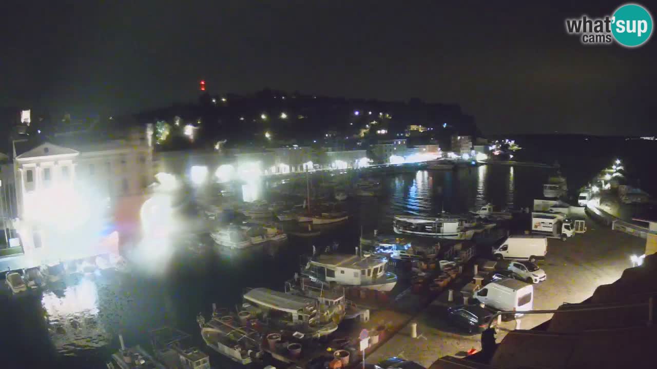 Live webcam da Pirano “Mandrač” – Splendida vista live da Villa Piranesi