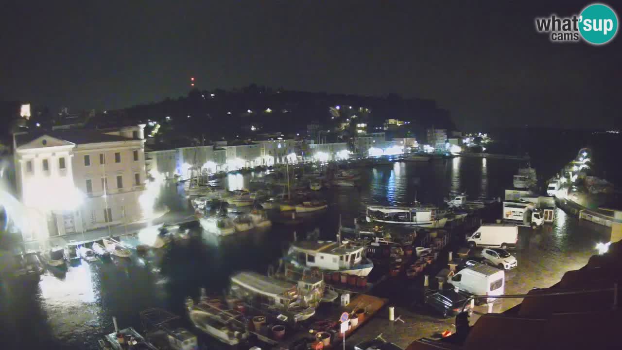 Live webcam from Piran “Mandrač” – Amazing live view from Villa Piranesi