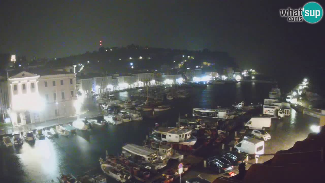 Live-Webcam aus Piran “Mandrač” – Erstaunliche Live-Ansicht von Villa Piranesi