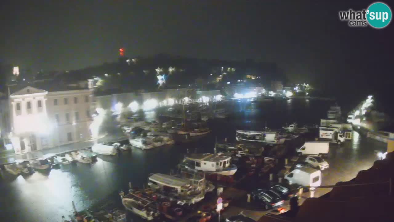 Webcam en direct de Piran “Mandrač” – Incroyable vue en direct de la Villa Piranesi