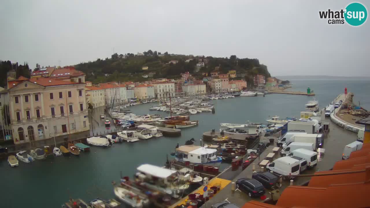 Cámara web en vivo desde Piran “Mandrač” – Increíble vista en vivo desde Villa Piranesi