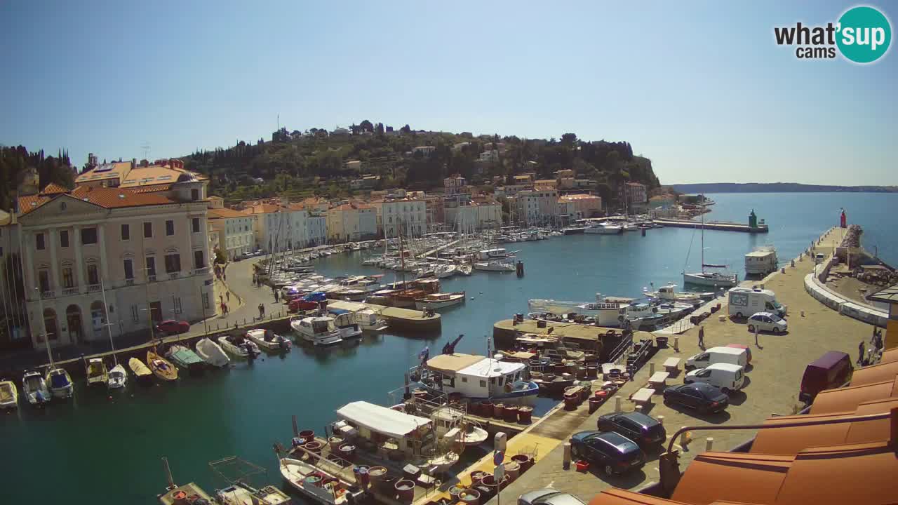 Live webcam from Piran “Mandrač” – Amazing live view from Villa Piranesi