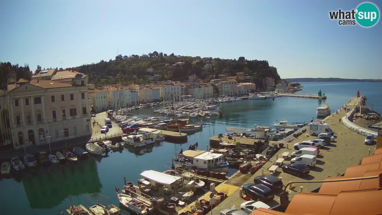 Live webcam from Piran “Mandrač” – Amazing live view from Villa Piranesi