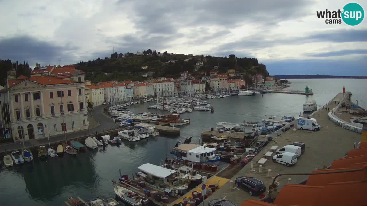 Cámara web en vivo desde Piran “Mandrač” – Increíble vista en vivo desde Villa Piranesi