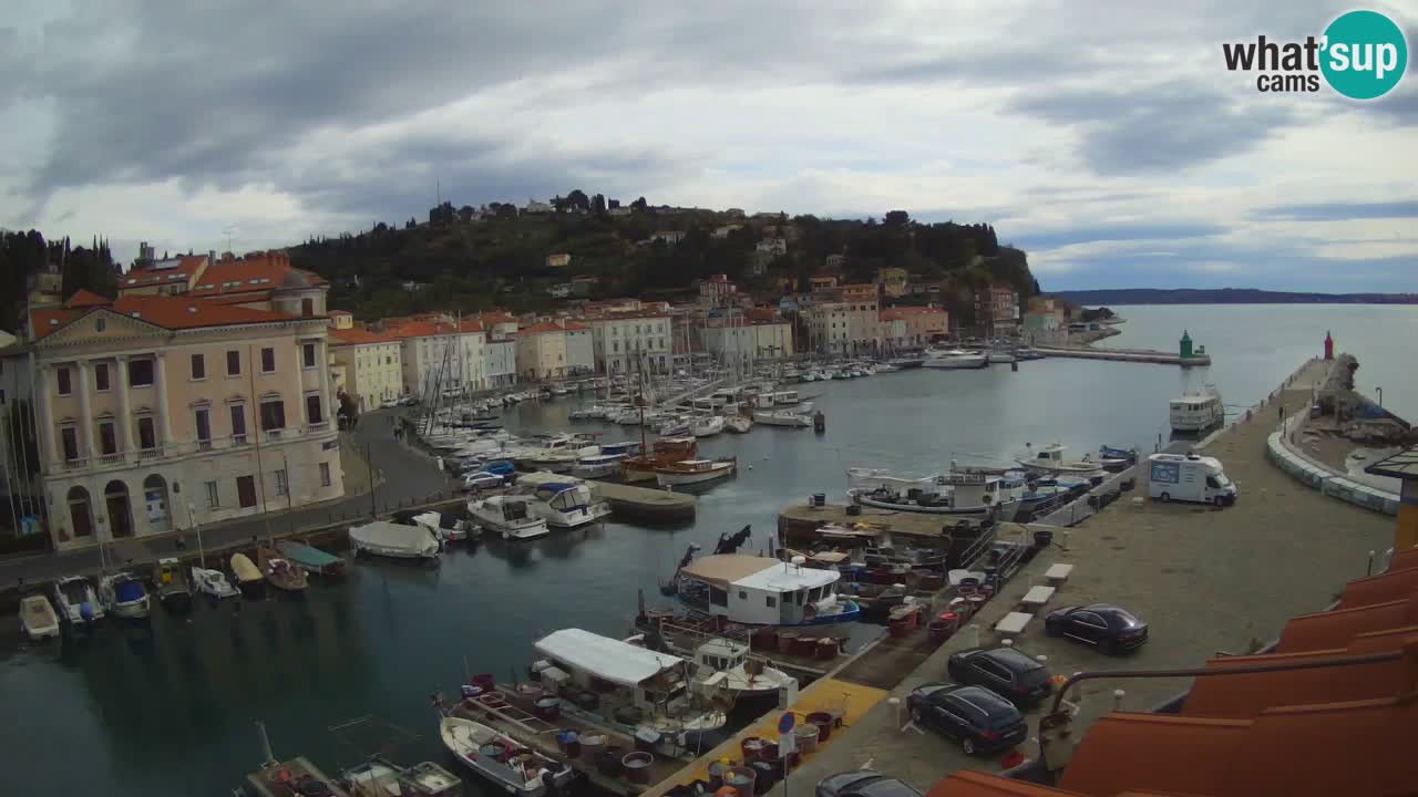 Cámara web en vivo desde Piran “Mandrač” – Increíble vista en vivo desde Villa Piranesi