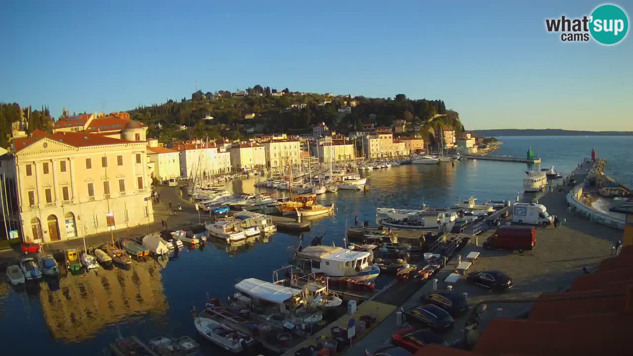 Live webcam from Piran “Mandrač” – Amazing live view from Villa Piranesi