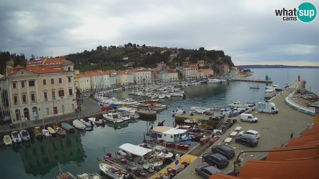 Cámara web en vivo desde Piran “Mandrač” – Increíble vista en vivo desde Villa Piranesi