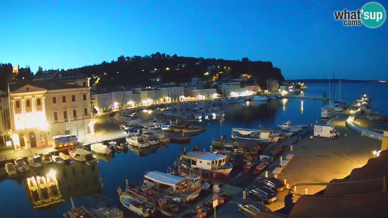 Live webcam from Piran “Mandrač” – Amazing live view from Villa Piranesi