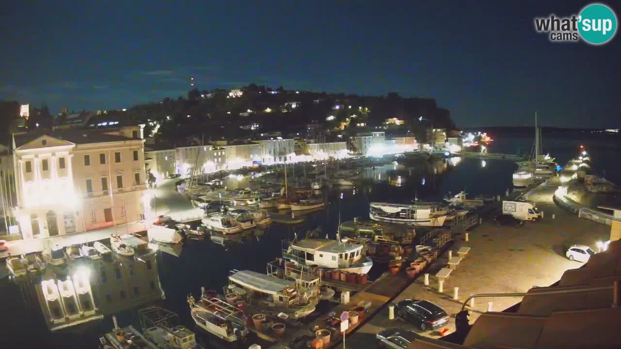 Live webcam da Pirano “Mandrač” – Splendida vista live da Villa Piranesi