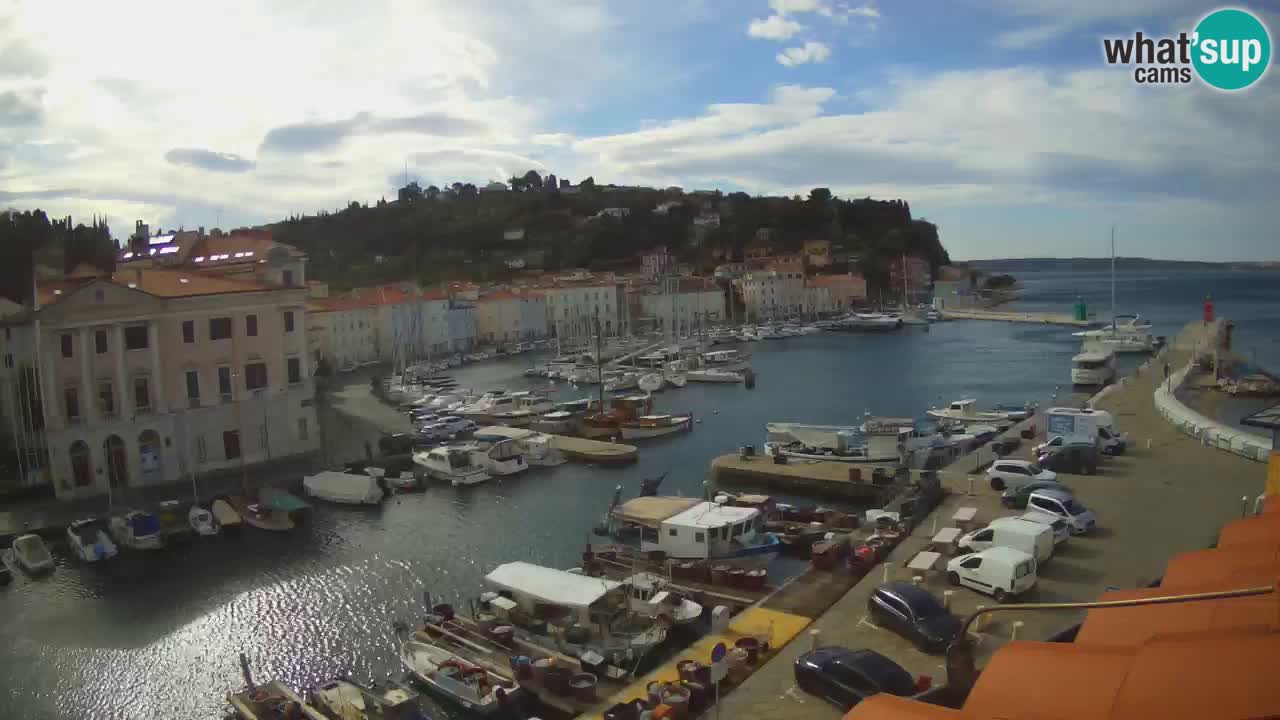 Cámara web en vivo desde Piran “Mandrač” – Increíble vista en vivo desde Villa Piranesi