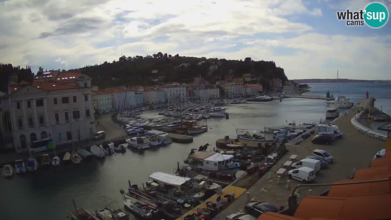 Cámara web en vivo desde Piran “Mandrač” – Increíble vista en vivo desde Villa Piranesi