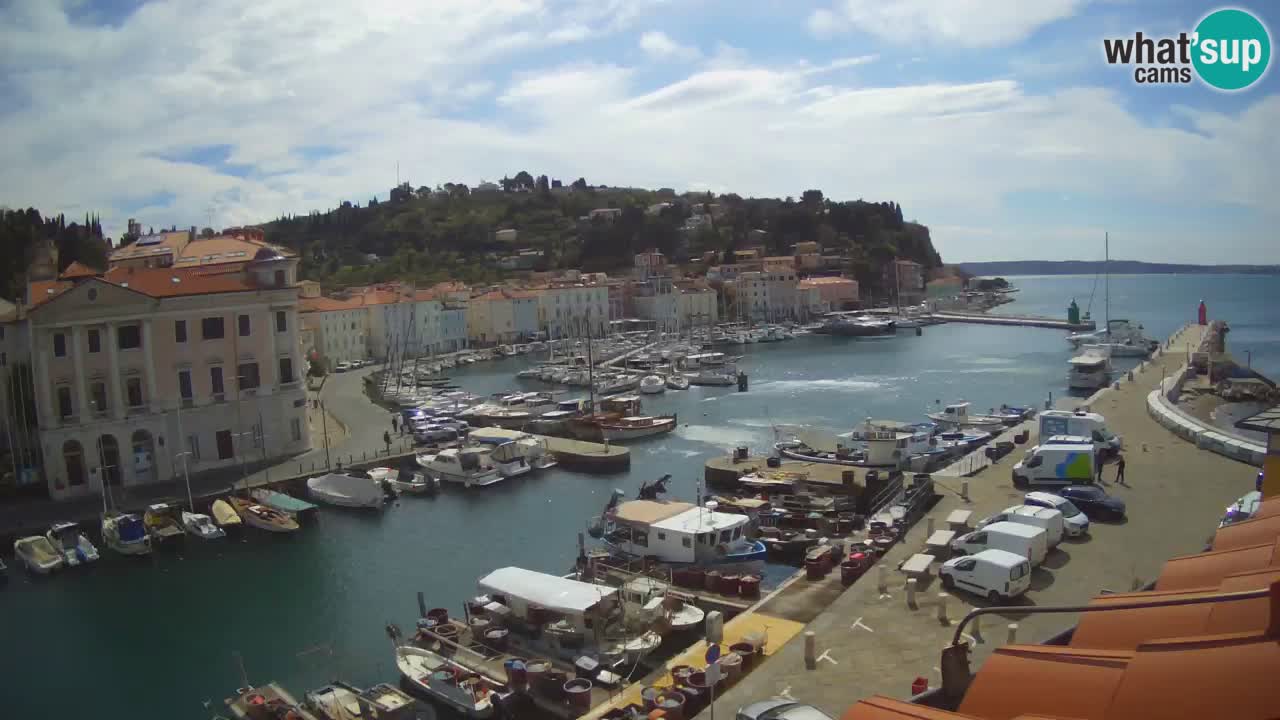 Live-Webcam aus Piran “Mandrač” – Erstaunliche Live-Ansicht von Villa Piranesi