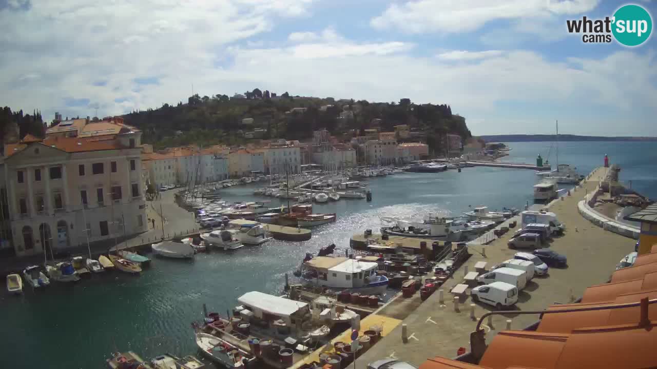 Cámara web en vivo desde Piran “Mandrač” – Increíble vista en vivo desde Villa Piranesi