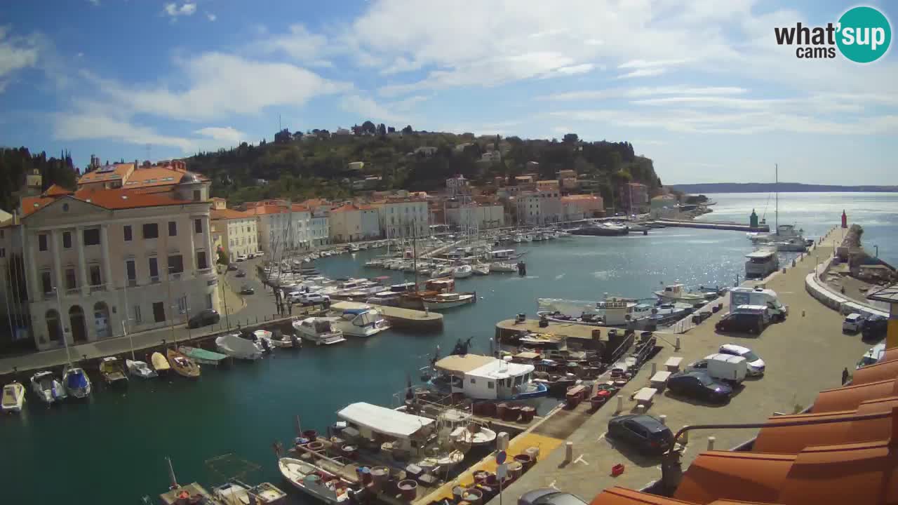 Cámara web en vivo desde Piran “Mandrač” – Increíble vista en vivo desde Villa Piranesi