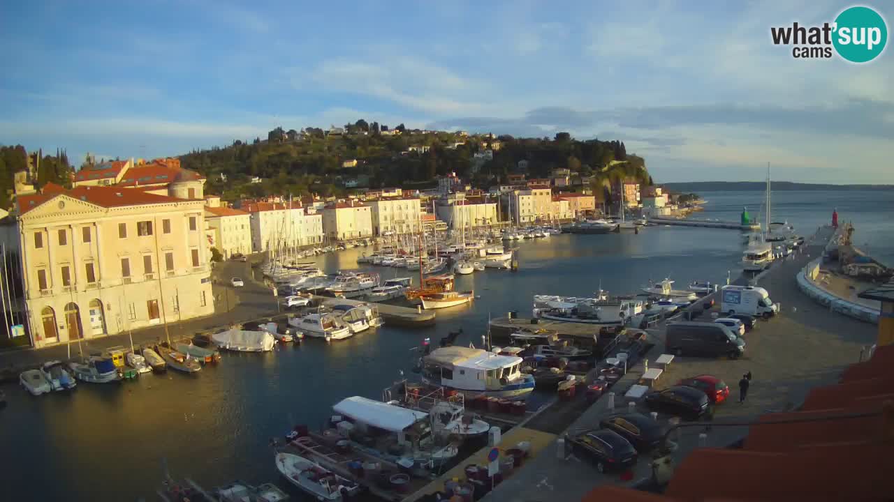 Cámara web en vivo desde Piran “Mandrač” – Increíble vista en vivo desde Villa Piranesi