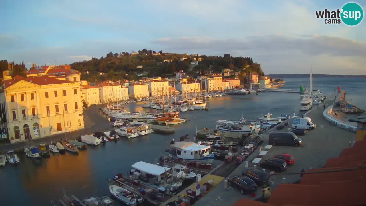 Live webcam from Piran “Mandrač” – Amazing live view from Villa Piranesi