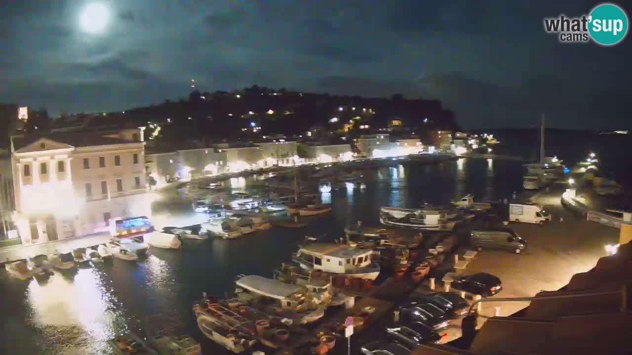 Live webcam da Pirano “Mandrač” – Splendida vista live da Villa Piranesi