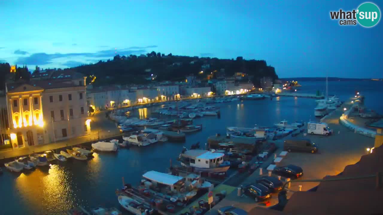 Live webcam from Piran “Mandrač” – Amazing live view from Villa Piranesi