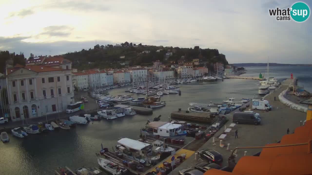 Live webcam from Piran “Mandrač” – Amazing live view from Villa Piranesi