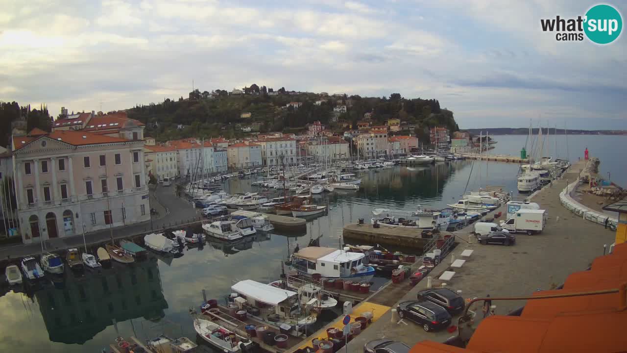 Live webcam from Piran “Mandrač” – Amazing live view from Villa Piranesi