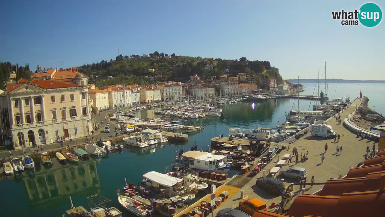 Live webcam from Piran “Mandrač” – Amazing live view from Villa Piranesi