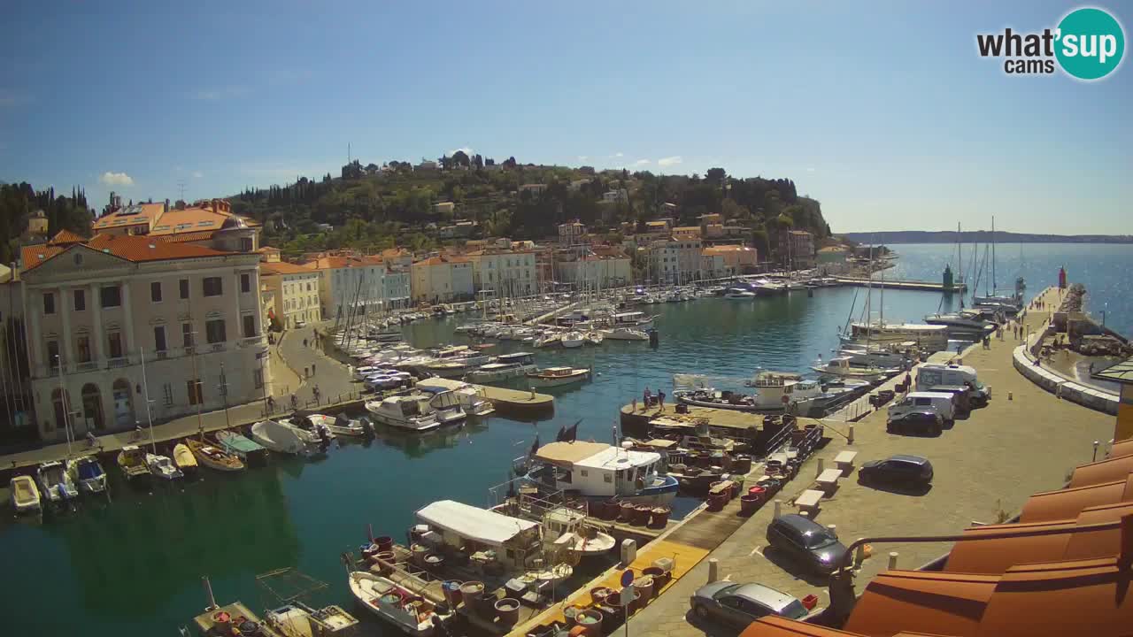 Cámara web en vivo desde Piran “Mandrač” – Increíble vista en vivo desde Villa Piranesi