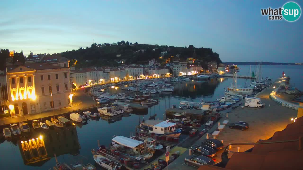 Live webcam from Piran “Mandrač” – Amazing live view from Villa Piranesi