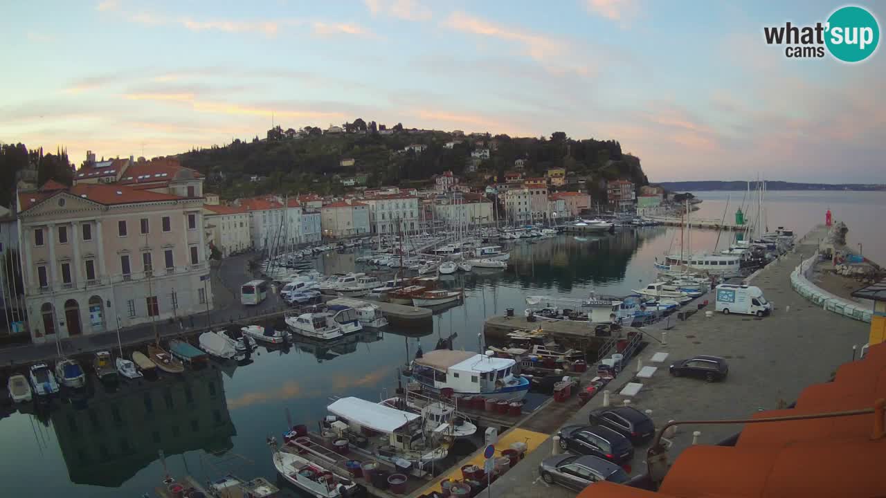 Live webcam from Piran “Mandrač” – Amazing live view from Villa Piranesi