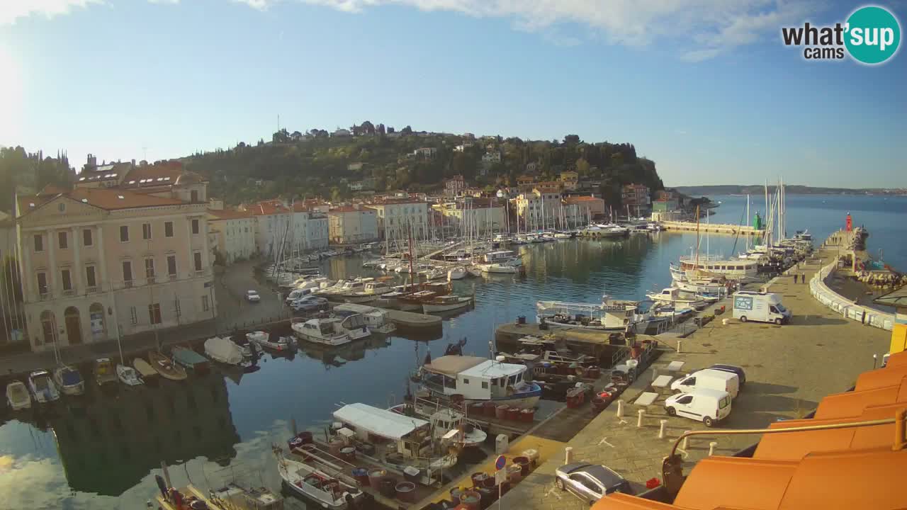 Web kamera uživo iz Pirana “Mandrač” – Nevjerojatan pogled uživo iz Ville Piranesi