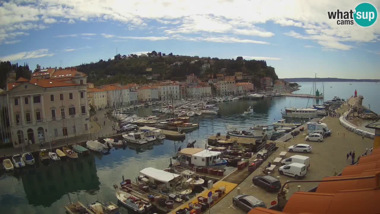 Live webcam da Pirano “Mandrač” – Splendida vista live da Villa Piranesi